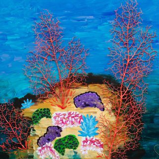 Print Colourful Sea
